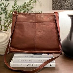 Leather Pouch Crossbody Bag